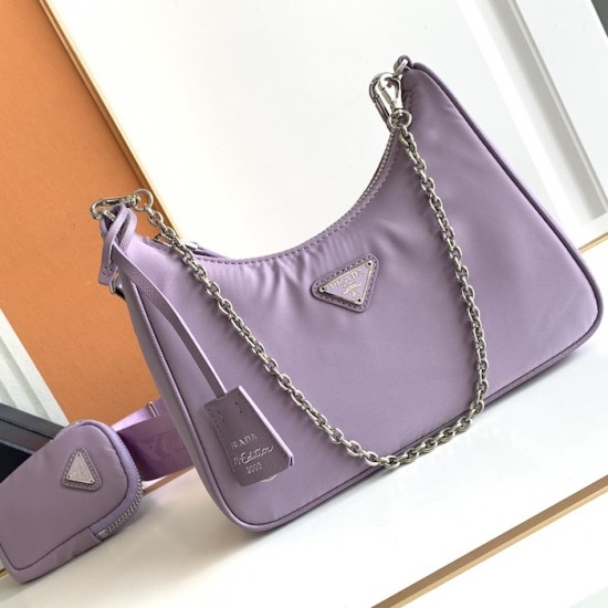 Prada Re-Edition 2005 Re-Nylon Bag Purple Prada Re-Edition 2005 Re-Nylon Bag Purple
