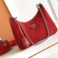 Prada Re-Edition 2005 Re-Nylon Bag Red