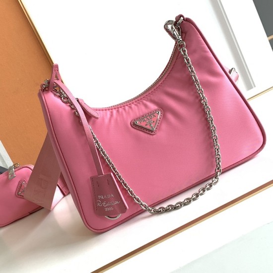 Prada Re-Edition 2005 Re-Nylon Bag Rose Prada Re-Edition 2005 Re-Nylon Bag Rose