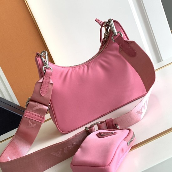 Prada Re-Edition 2005 Re-Nylon Bag Rose Prada Re-Edition 2005 Re-Nylon Bag Rose