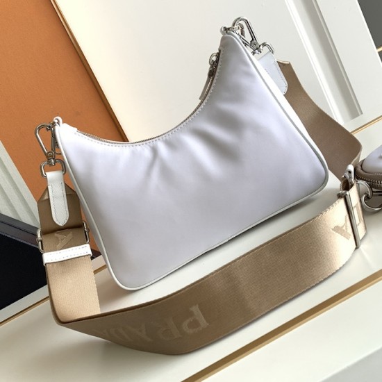 Prada Re-Edition 2005 Re-Nylon Bag White Prada Re-Edition 2005 Re-Nylon Bag White
