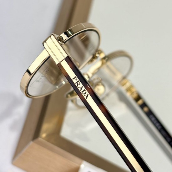 Prada Sunglasses with the iconic metal plaque brown Prada Sunglasses with the iconic metal plaque brown