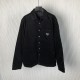 Prada Stretch cotton shirt black Prada Stretch cotton shirt black
