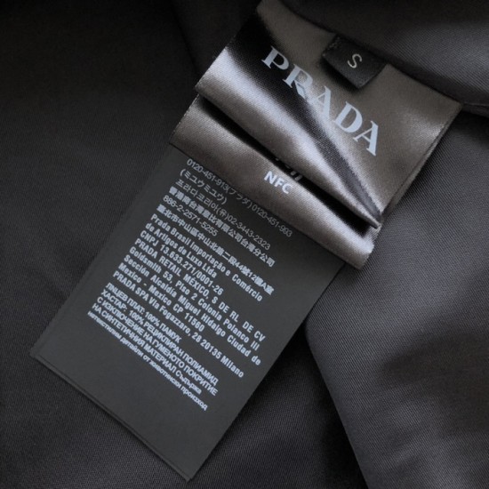 Prada Stretch cotton shirt black Prada Stretch cotton shirt black