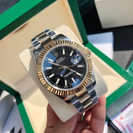 Rolex Datejust 41mm Black Dial Lumed Marker SS/YG Bracelet Rolex Datejust 41mm Black Dial Lumed Marker SS/YG Bracelet