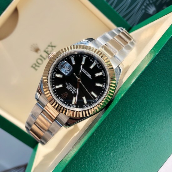 Rolex Datejust 41mm Black Dial Lumed Marker SS/YG Bracelet Rolex Datejust 41mm Black Dial Lumed Marker SS/YG Bracelet