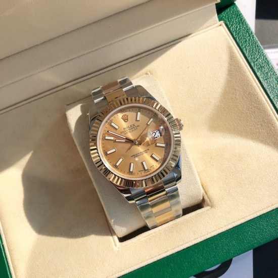 Rolex Datejust 41mm Gold Dial Lumed Marker SS/YG Bracelet Rolex Datejust 41mm Gold Dial Lumed Marker SS/YG Bracelet
