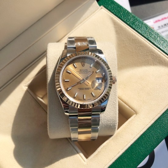 Rolex Datejust 41mm Gold Dial Lumed Marker SS/YG Bracelet Rolex Datejust 41mm Gold Dial Lumed Marker SS/YG Bracelet