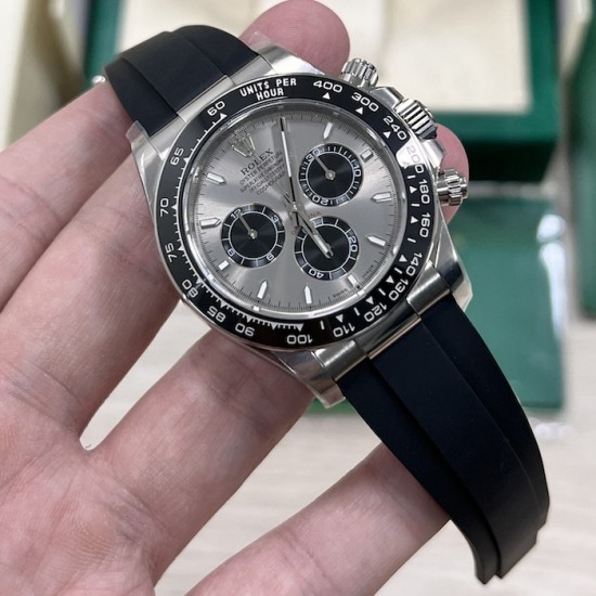 Rolex Daytona 40MM Watches White Dial Baton Marker / Rubber Rolex Daytona 40MM Watches White Dial Baton Marker / Rubber