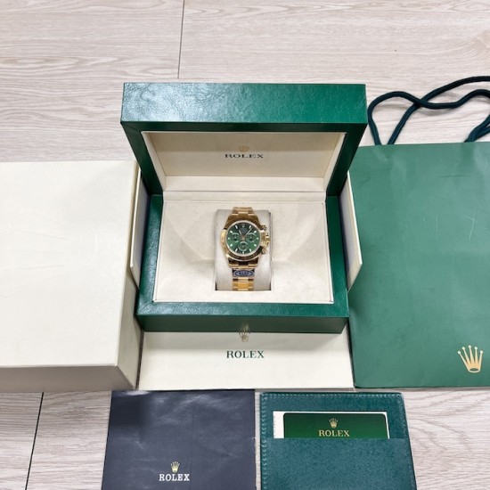 Rolex Daytona 40MM Watches Green Dial Baton Marker / Steel Rolex Daytona 40MM Watches Green Dial Baton Marker / Steel