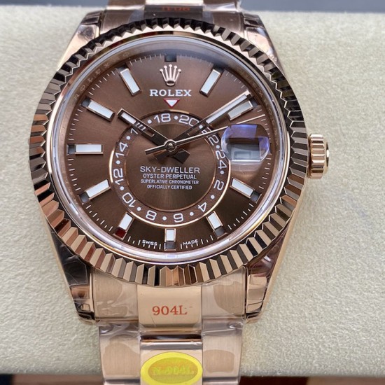 Rolex Sky-Dweller 42 mm Everose Gold Dial Rolex Sky-Dweller 42 mm Everose Gold Dial