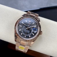 Rolex Sky-Dweller 42 mm Everose Gold / Black Dial