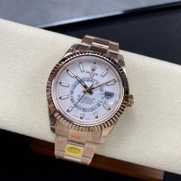 Rolex Sky-Dweller 42 mm Everose Gold / White Dial