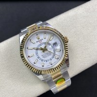 Rolex Sky-Dweller 42 mm White Dial / Steel