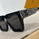 Louis Vuitton Cyclone Pearls & Strass Sunglasses Z2433W Louis Vuitton Cyclone Pearls & Strass Sunglasses Z2433W