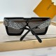 Louis Vuitton Cyclone Pearls & Strass Sunglasses Z2433W Louis Vuitton Cyclone Pearls & Strass Sunglasses Z2433W